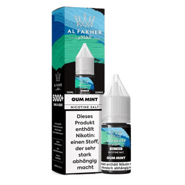 Al Fakher Liquid 10ml - Gum Mint 20mg